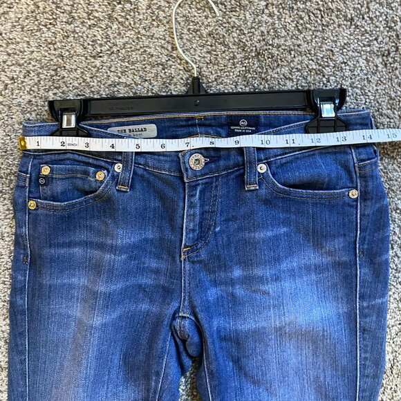 AG Adriano Goldschmied Jeans The Ballad Slim Bootcut y2k Jeans Size 25R - Picture 7 of 10